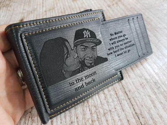 Photo Engraved Wallet For Men | Confederated Tribes of the Umatilla Indian Reservation