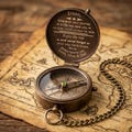 Engraved Compass Gift for Son or Grandson \u2013 Graduation Gifts for Him \u2013 Personalized Brass Pocket Compass \u2013 Custom Antique Keepsake product logo