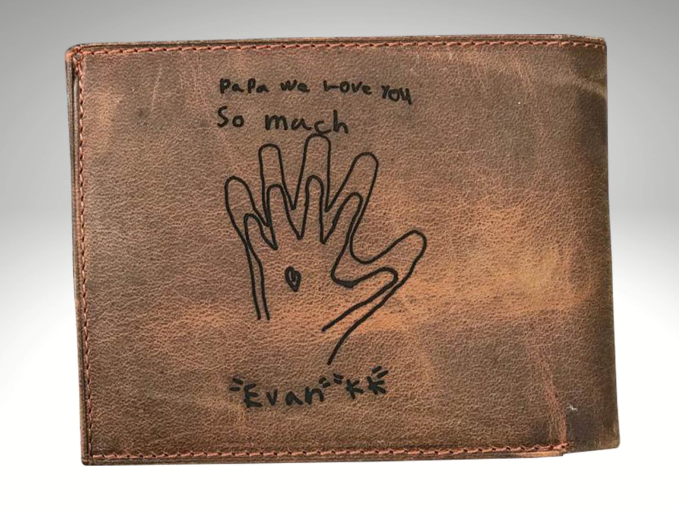 Discover Personalized Trifold Wallet For Men, Custom Mens Wallet, Photo Wallet