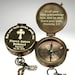 Compass, Engraved Compass, Baptism Gift, Baptism Compass, First Communion Gift Boy, Confirmation Gift, Personalized Compass 