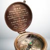 Antiker Messing-Kompass Mit Psalm 32:8 Gravur – Christliches Geschenk Mit Lederetui Für Männer & Frauen Antiker Messing-Kompass Mit Psalm 32:8 Gravur – Christliches Geschenk Mit Lederetui Für Männer & Frauen