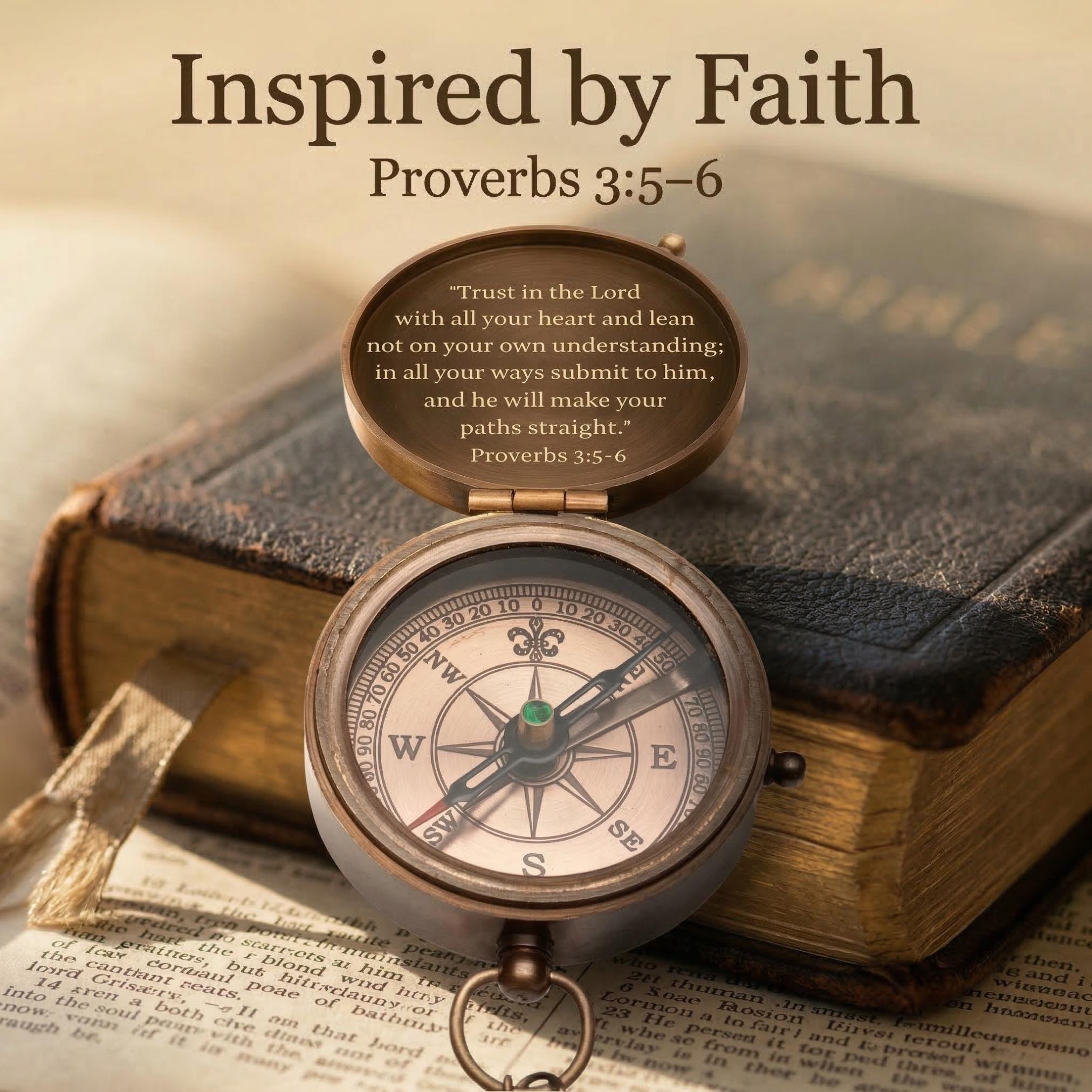 First Communion Gifts – Personalized Engraved Compass – Christian Gift ...