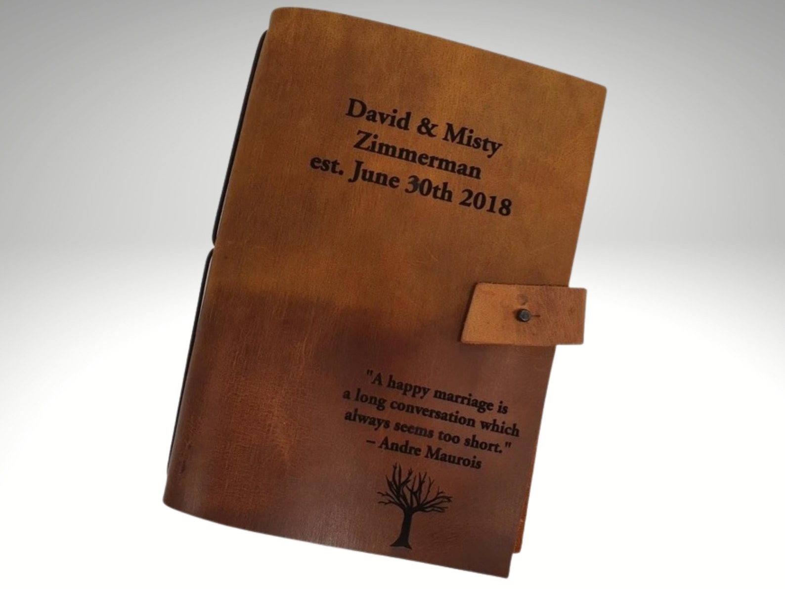 Custom Engraved Leather Journal Personalized Leather Journal Etsy