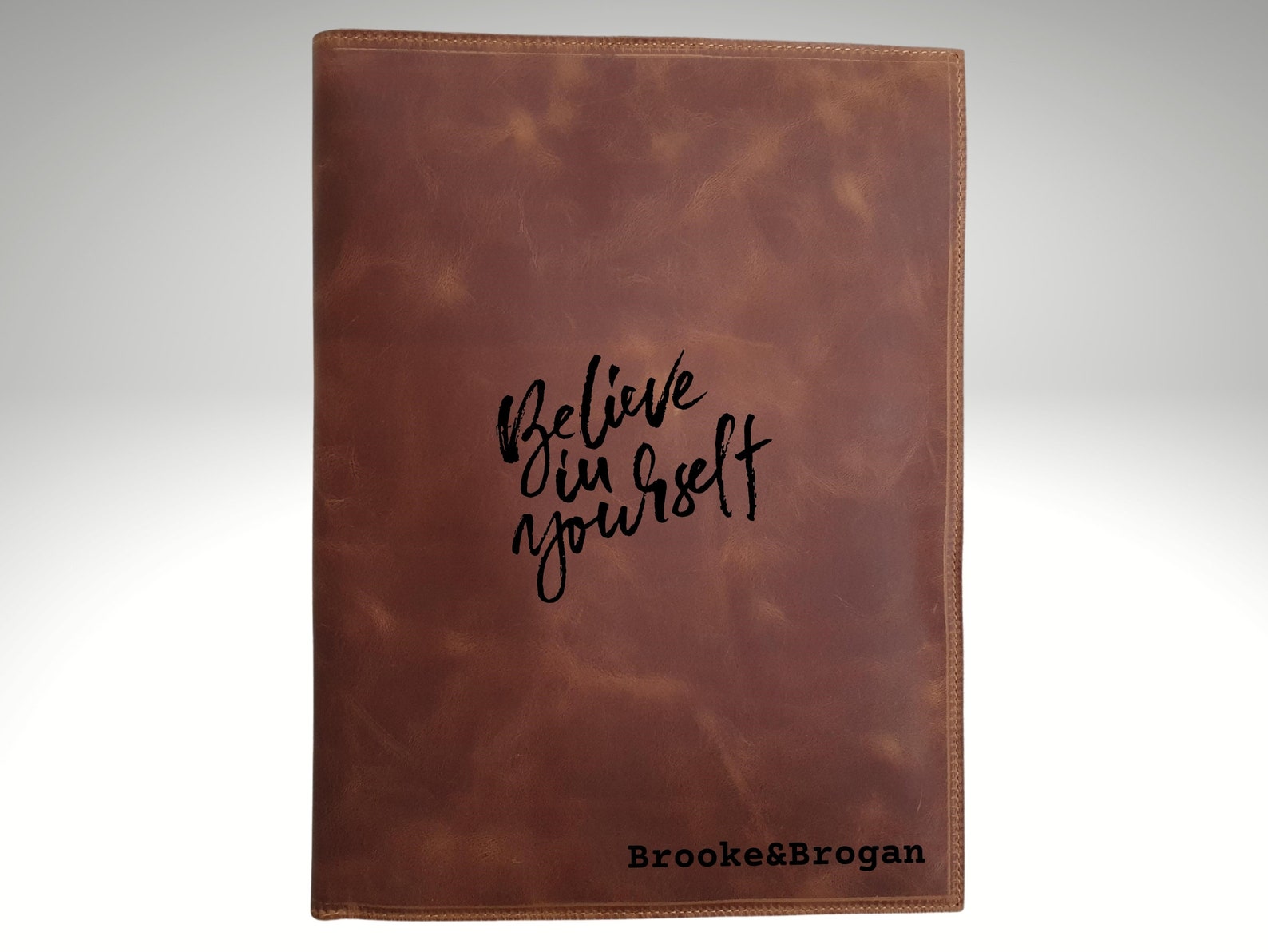 Personalized Leather Organizer Planner Personalized Leather Etsy