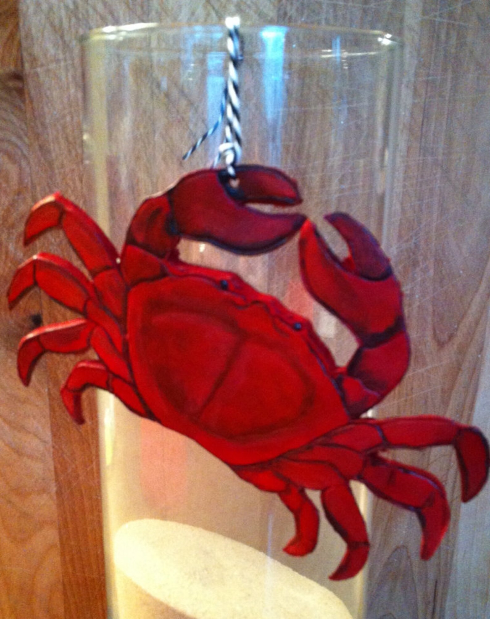 Nautical Red Crab Gift Tag/Ornament Etsy