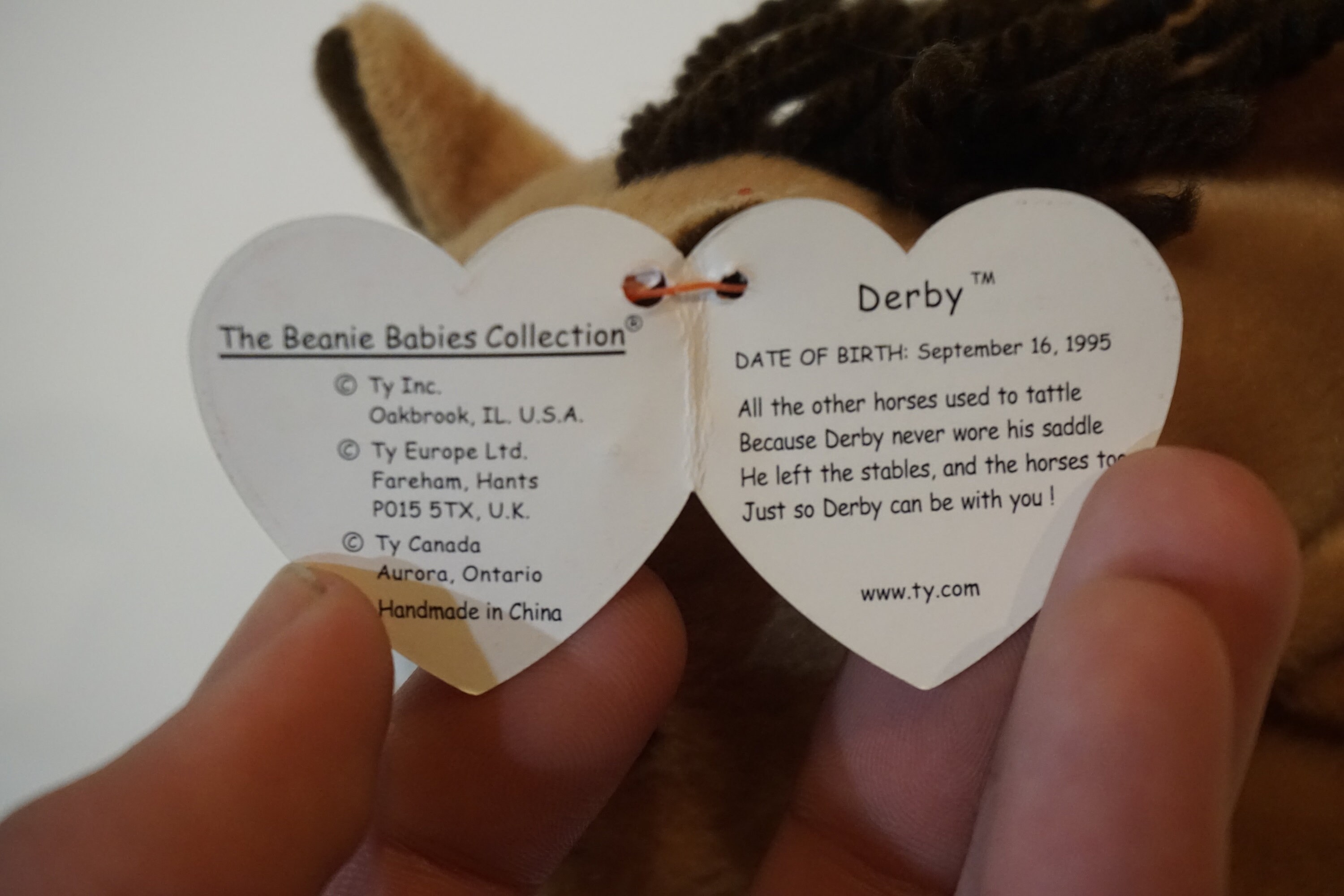 Derby Beanie Baby Etsy