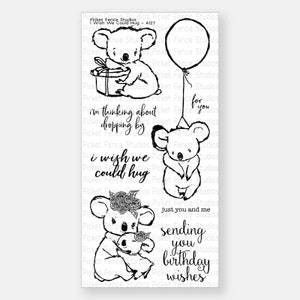 Picket Fence I Wish We Could Hug Stamp Set