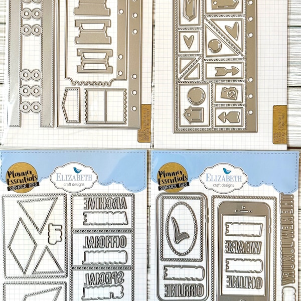 FROM THE PAST; Now Here!! choice of single die sets,  Elizabeth Craft Designs