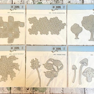 Into the Woods Collection Dies:  Into the Woods 1897, Leave the Doily 1898, Forest Finds 1899;  Elizabeth Craft Designs ECD