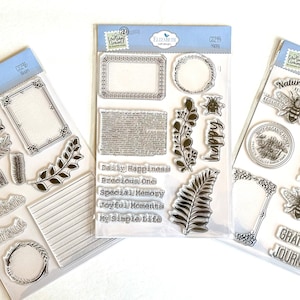 Everyday Elements Clear stamps by Annette Green;  ECD Planner Essential  Elizabeth Craft Designs