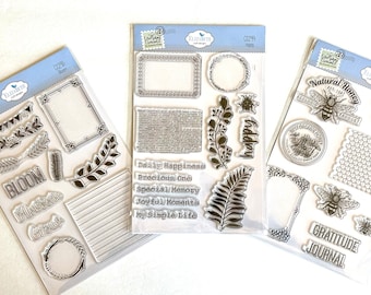 Everyday Elements Clear stamps by Annette Green;  ECD Planner Essential  Elizabeth Craft Designs