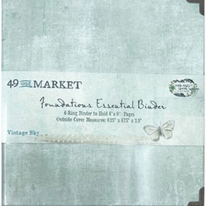 Foundations Essential Binder , 49 and Market in Vintage Cream, Vintage Sage, or Vintage Sky