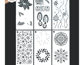 Journal Stencils 2 Art Journal Specials by Devid  Stencils Elizabeth Craft Designs