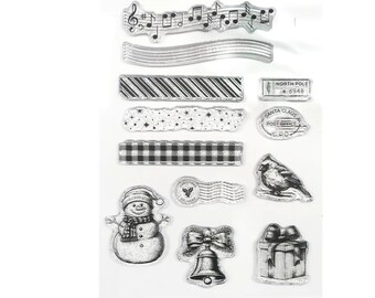 Release #2 Everyday Elements Clear stamps by Annette Green;  ECD Planner Essential  Elizabeth Craft Designs