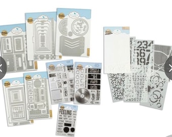 Greatest Hits Single Die Sets. Pocket Set Chevron, Tab 6 with Turn button frame,  The Best of ...