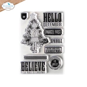 Hello December or Cozy Days Stamp Sets from Elizabeth Craft Designs