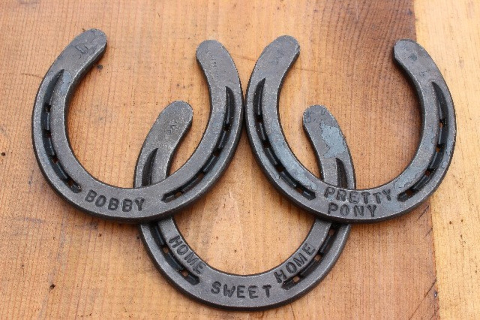 Personalized Horseshoe With Name Etsy
