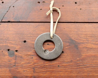 Bottle Opener, Hand forged from a ring of metal