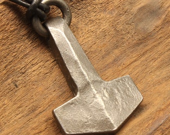 Thor's Hammer - Hand Forged Thor's Hammer - Mjölnir - Iron Jewelry - Forged by blacksmith Gerald Boggs.