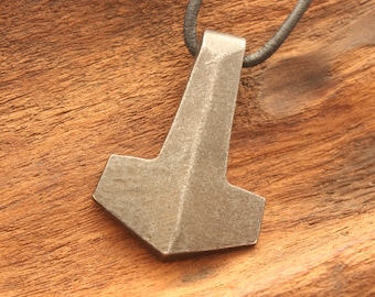 Thor's Hammer - Hand Forged Thor's Hammer - Mjölnir - Iron Jewelry - Forged by blacksmith Gerald Boggs.