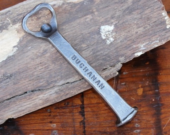 Groomsmen gifts - Personalized Railroad Spike Bottle Opener - Dad Gift. Husband Gift. Birthday Gift. Man Gift