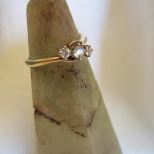DIAMOND 18 KT Vintage Ring