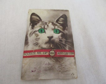 C. 1916 KITTY "Squeeze Me" Postcard