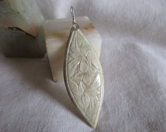 Vintage HAND CARVED Pendant