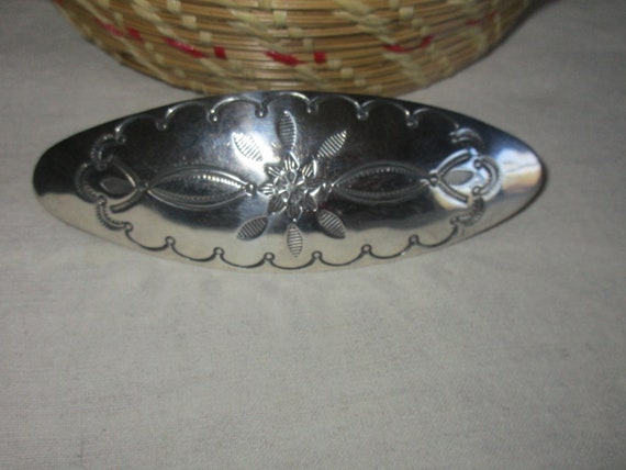 STERLING Native American Hair Clip