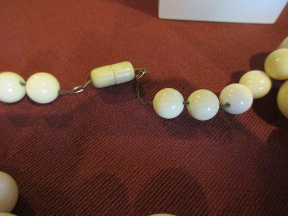 Vintage ART DECO Style Celluloid Necklace - image 4