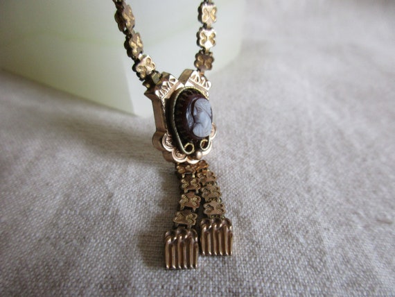 CAMEO Victorian Necklace - image 3