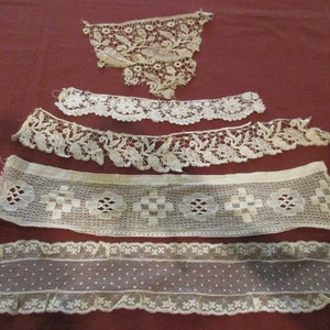 専用eradie Chemical lace ShirtOnepiece Antique Chemical Lace Pieces Early 20 Century - Etsy