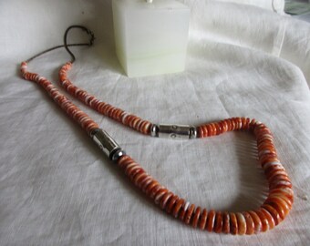 Vintage NATIVE AMERICAN Coral Necklace