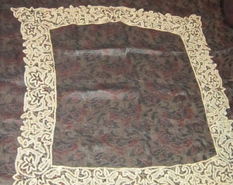 HAND LACE Vintage Scarf Border