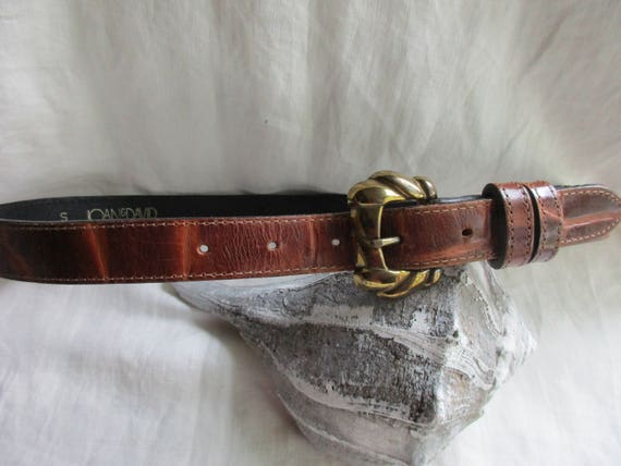 JOAN & DAVID Vintage Leather Belt - Etsy display picture 2