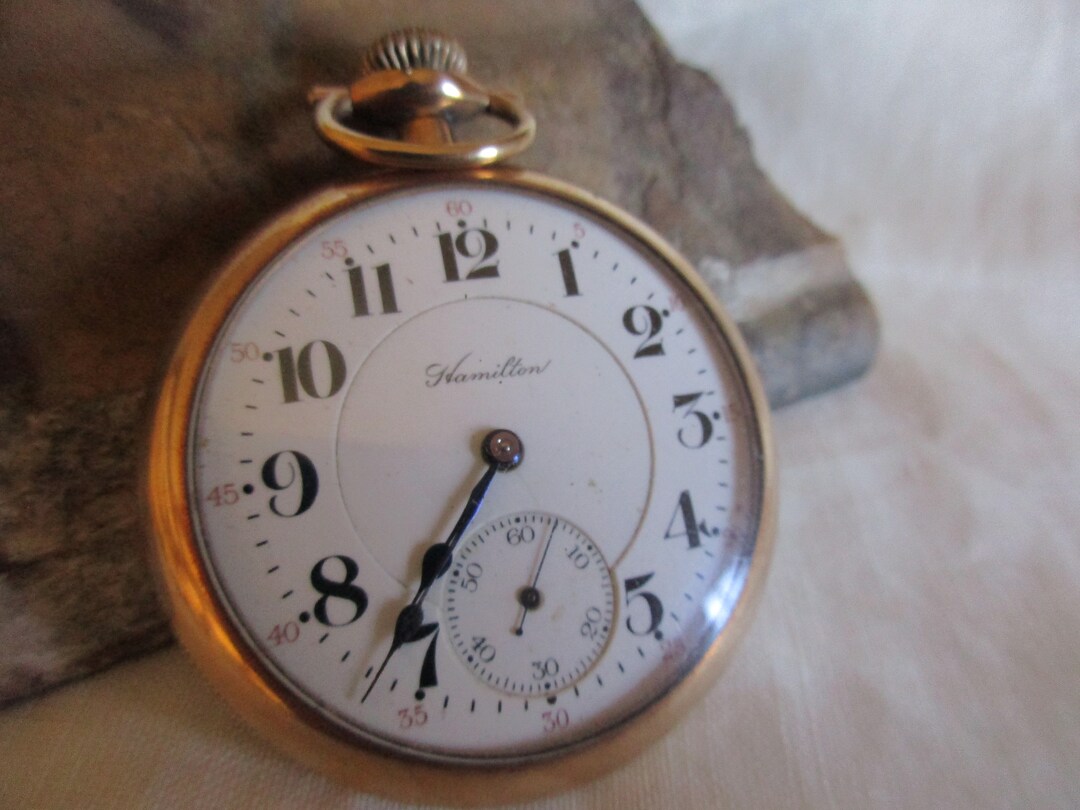 Vintage HAMILTON POCKET WATCH Etsy