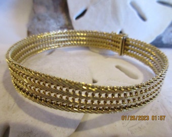 Vintage 18 KT GOLD Mesh Bracelet