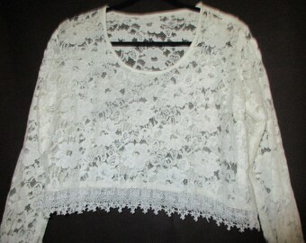 VINTAGE LACE Hand Made Top