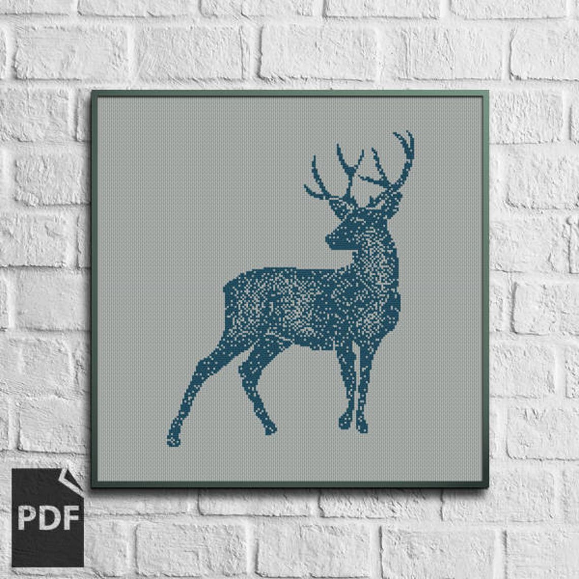 Deer Page 2 Cross Stitch Animals Cross Stitch Landscape Christmas