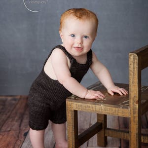 My Perfect Sitter Overall Pattern - 6-12 month size - KNIT PATTERN DOWNLOAD