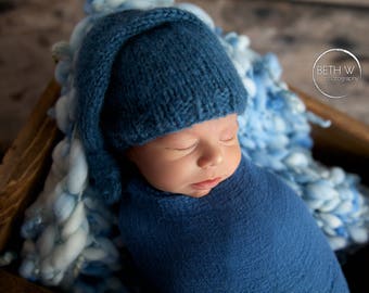 Sleepy Stocking Cap - Newborn - KNIT PATTERN DOWNLOAD