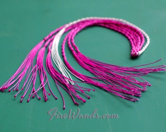 6 PINK Dyneema EASY CRACK Whip Crackers, Pick Knot Size & TailEnds, Fast Ship, Handmade