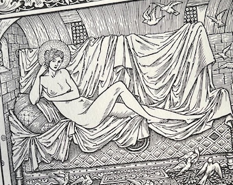 1970’s “William Morris: Ornametation and Illustrations from The Klemscott Chaucer” Art Book