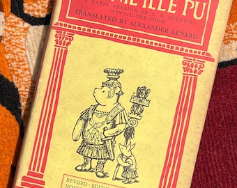 1960's "Winnie Ille Pu" Latin "Winnie The Pooh" Book