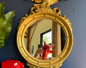Large Vintage Eagle Mirror By Syroco