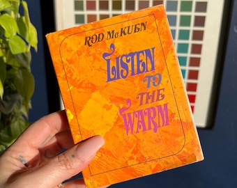First Edition Listen To The Warm Poem Book By Rod McKuen In Pocket Size