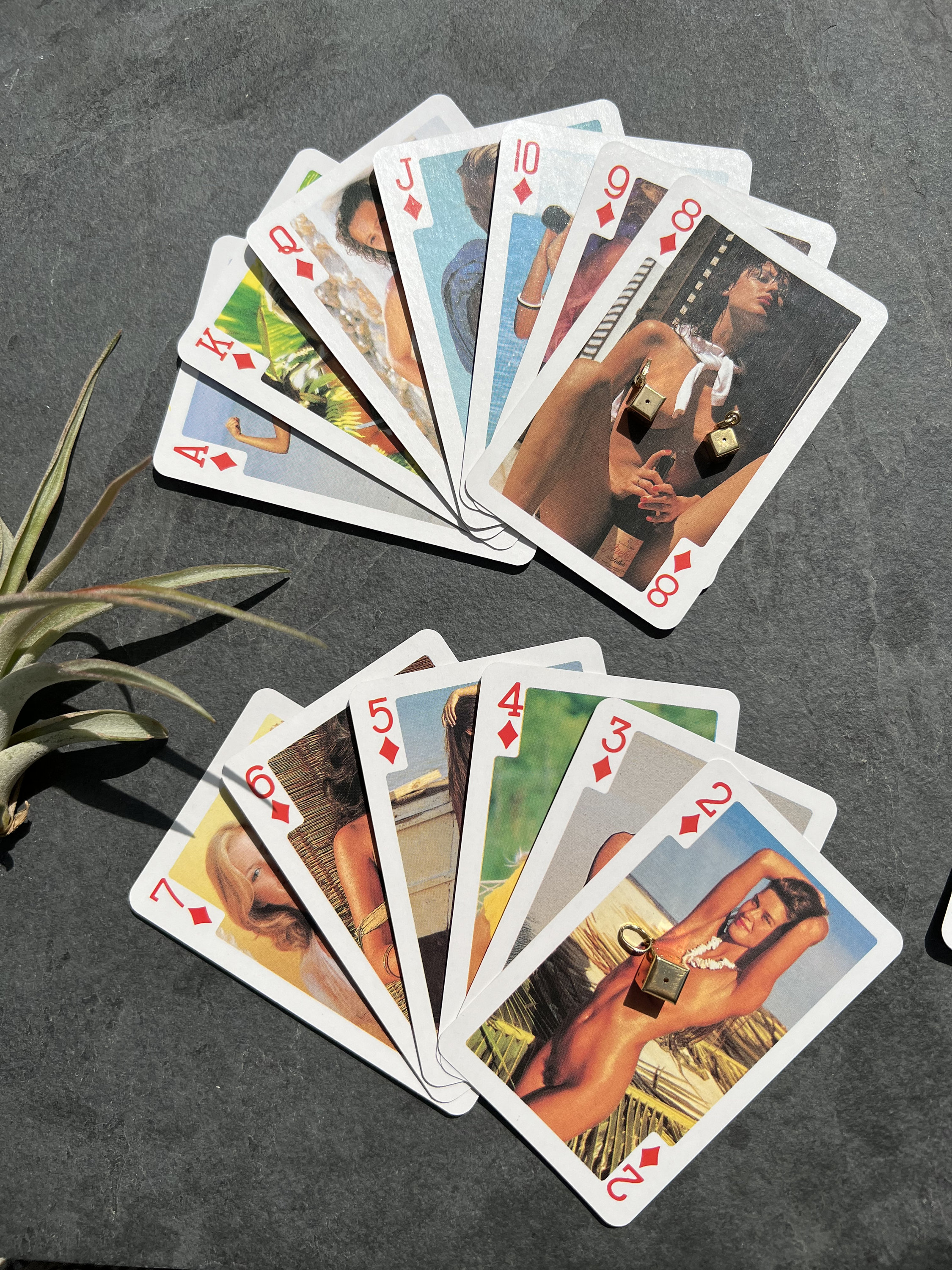 Vintage Nude Model Playing Cards