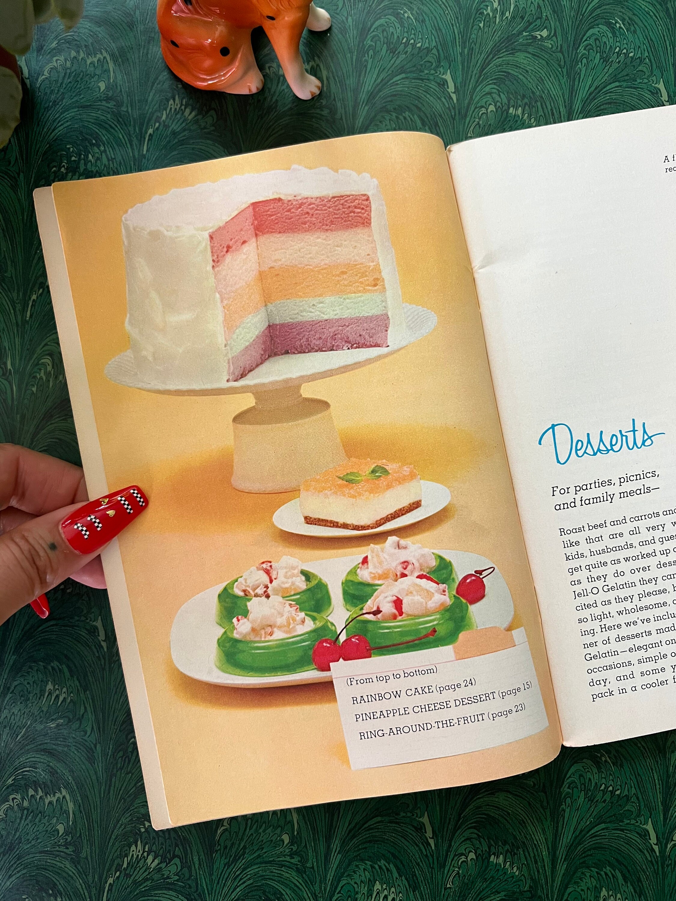 Joys Of Jello Gelatin Dessert Recipe Book