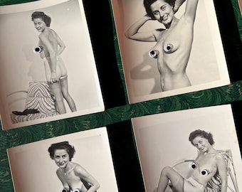 Collection Of Original Vintage 1950's Risqué Photographs: Mature Content For Adults Only