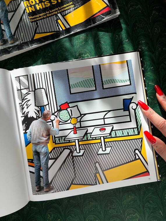 Roy Lichtenstein In His Studio Coffee Table Art Book